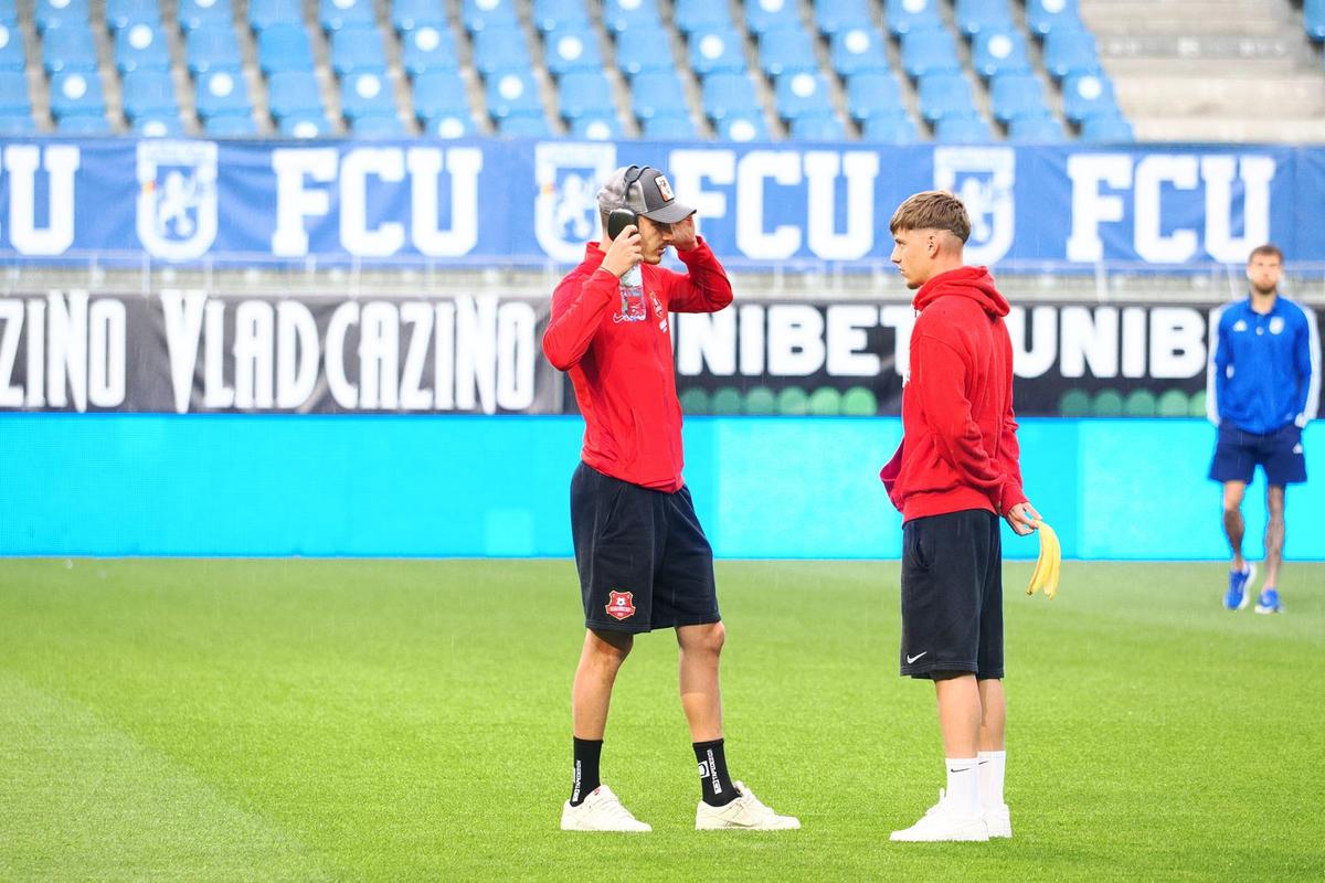 Imagini înainte de FCU Craiova - Hermannstadt