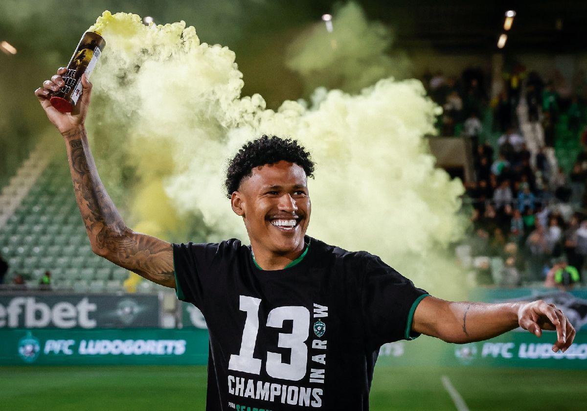 Ludogorets, din nou campioană în Bulgaria » Cosmin Moți, în mijlocul petrecerii de la Razgrad