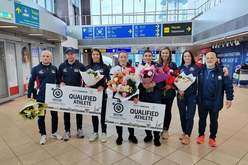 Luptătorii români au revenit de la turneul de calificare olimpică de la Istanbul Foto: Facebook FR Lupte
