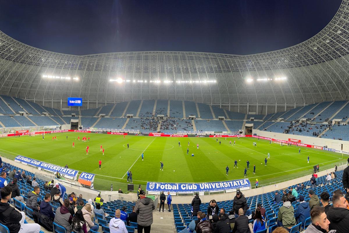 Imagini înainte de FCU Craiova - Hermannstadt