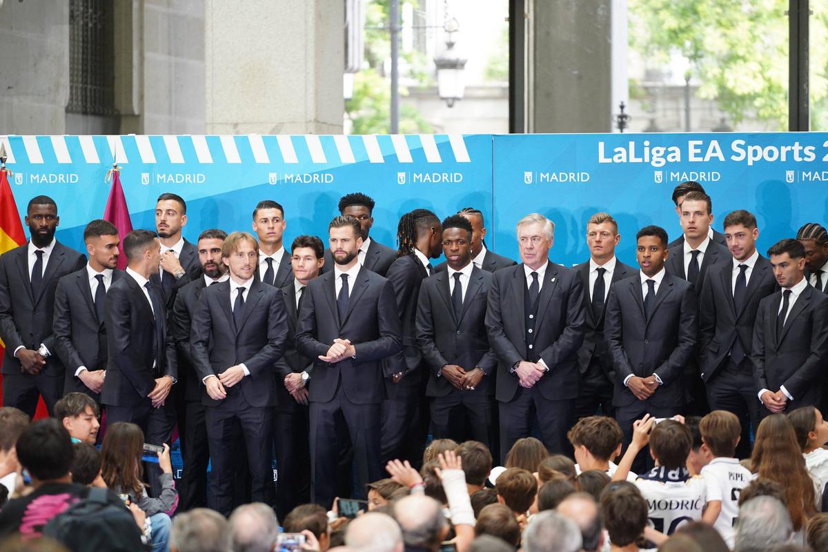Cele mai tari imagini de la sărbătoarea de titlu a celor de la Real Madrid. 12.05.2024. Sursă foto: Imago