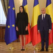 Cristina Neagu a fost decorată de Ilie Bolojan, la Palatul Cotroceni. Foto: Ionuț Iordache (GSP.RO)