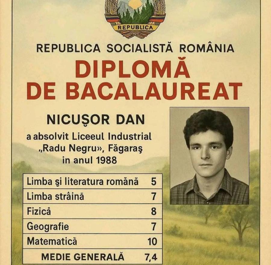 Nicușor Dan și-a arătat diploma de BAC și notele, după fake news-ul distribuit și de Marcel Pușcaș