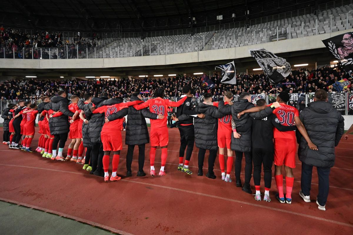 U Cluj - FCSB, imagini din timpul meciului/ foto: Cristi Preda (GSP)