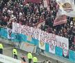 Toate mesajele galeriilor de la Dinamo - Rapid! Peluza Sud, în război cu șefii, ironia rapidiștilor