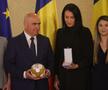 Cristina Neagu a fost decorată de Ilie Bolojan, la Palatul Cotroceni. Foto: Ionuț Iordache (GSP.RO)