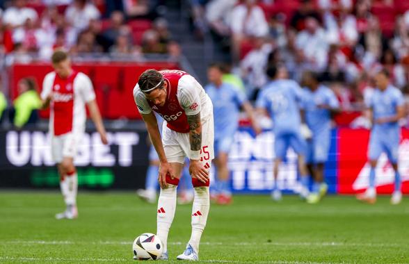 Emoții uriașe! Ajax tremură pentru titlu după un eșec usturător la Amsterdam