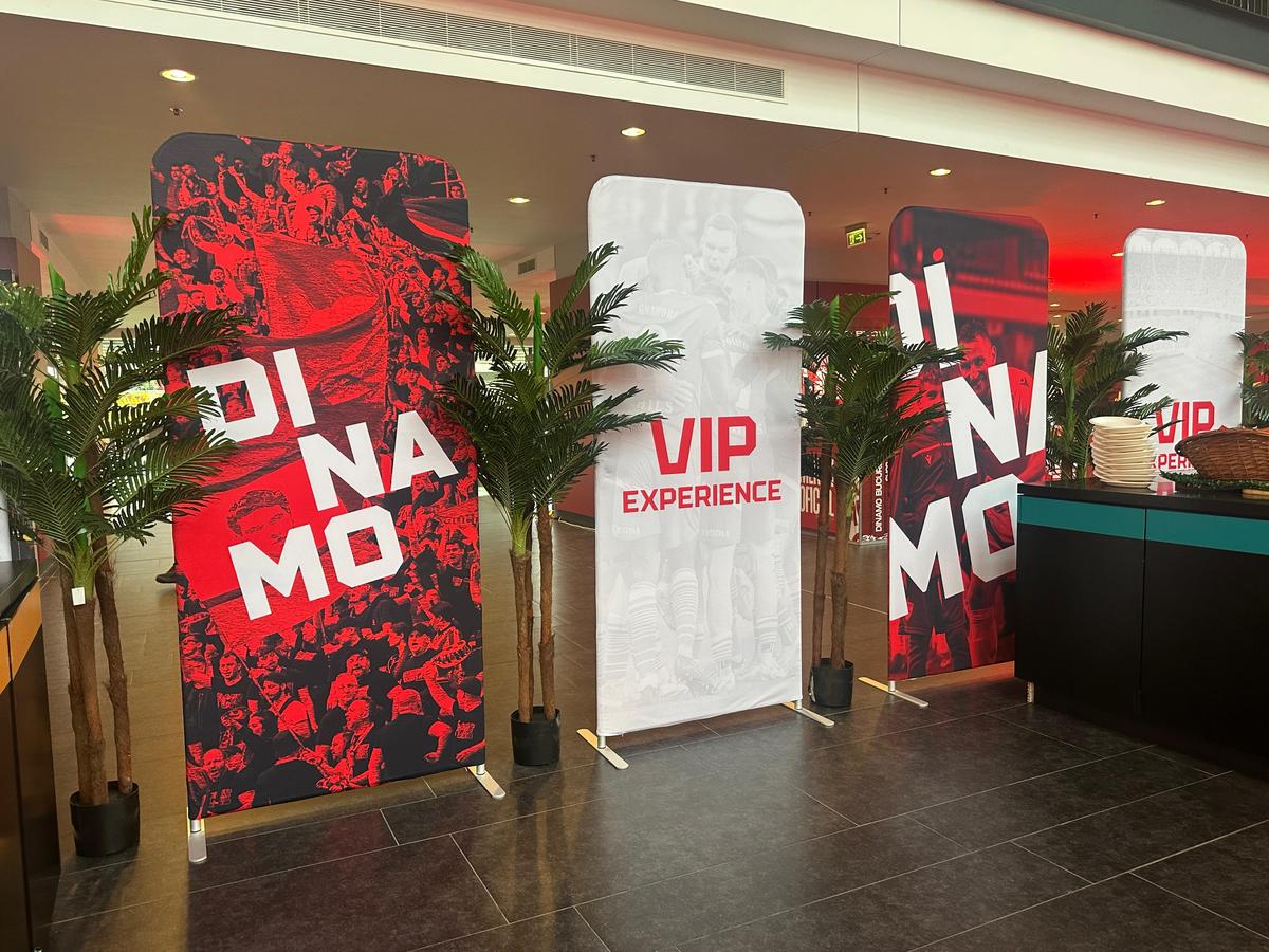 Meniul primit la VIP înainte de Dinamo - Rapid // foto: Ionuț Iordache (GSP)