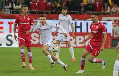 Dinamo - Rapid, derby nedecis în play-off-ul Superligii » „Câinii” au dominat, iar giuleștenii se depărtează de Europa