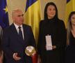 Cristina Neagu a fost decorată de Ilie Bolojan, la Palatul Cotroceni. Foto: Ionuț Iordache (GSP.RO)