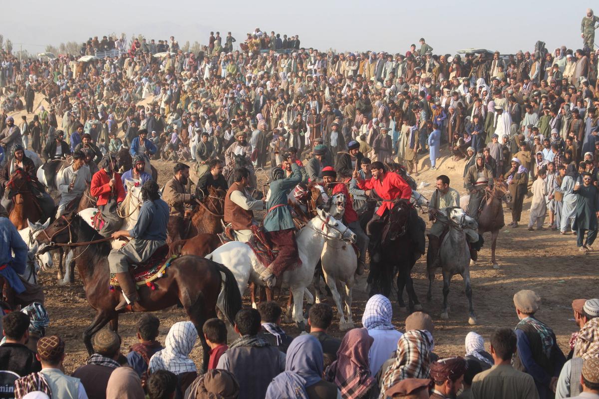 Buzkashi, cel mai popular sport din Afganistan