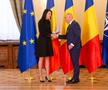 Cristina Neagu a fost decorată de Ilie Bolojan, la Palatul Cotroceni. Foto: Ionuț Iordache (GSP.RO)