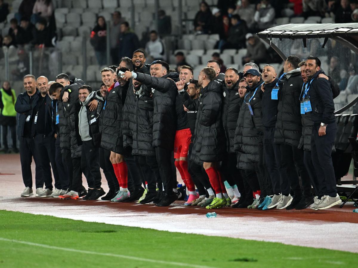 U Cluj - FCSB, imagini din timpul meciului/ foto: Cristi Preda (GSP)