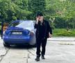 Imagini tari! Gigi Becali se plimba prin curte în timpul unei intervenții în direct