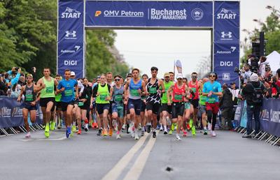 Ediția a 14-a a OMV Petrom Bucharest Half Marathon a adunat la start peste 10.000 de alergători!