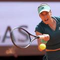Sorana Cîrstea, în meciul cu Jelena Ostapenko // FOTO: Getty Images