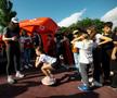 Campionii Europei din ’86, spectacol la coșul de baschet! » Iovan și Bumbescu au făcut show sub privirile primarului Capitalei