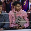 Lamine Yamal, în tribună, la El Clasico / Foto: Imago