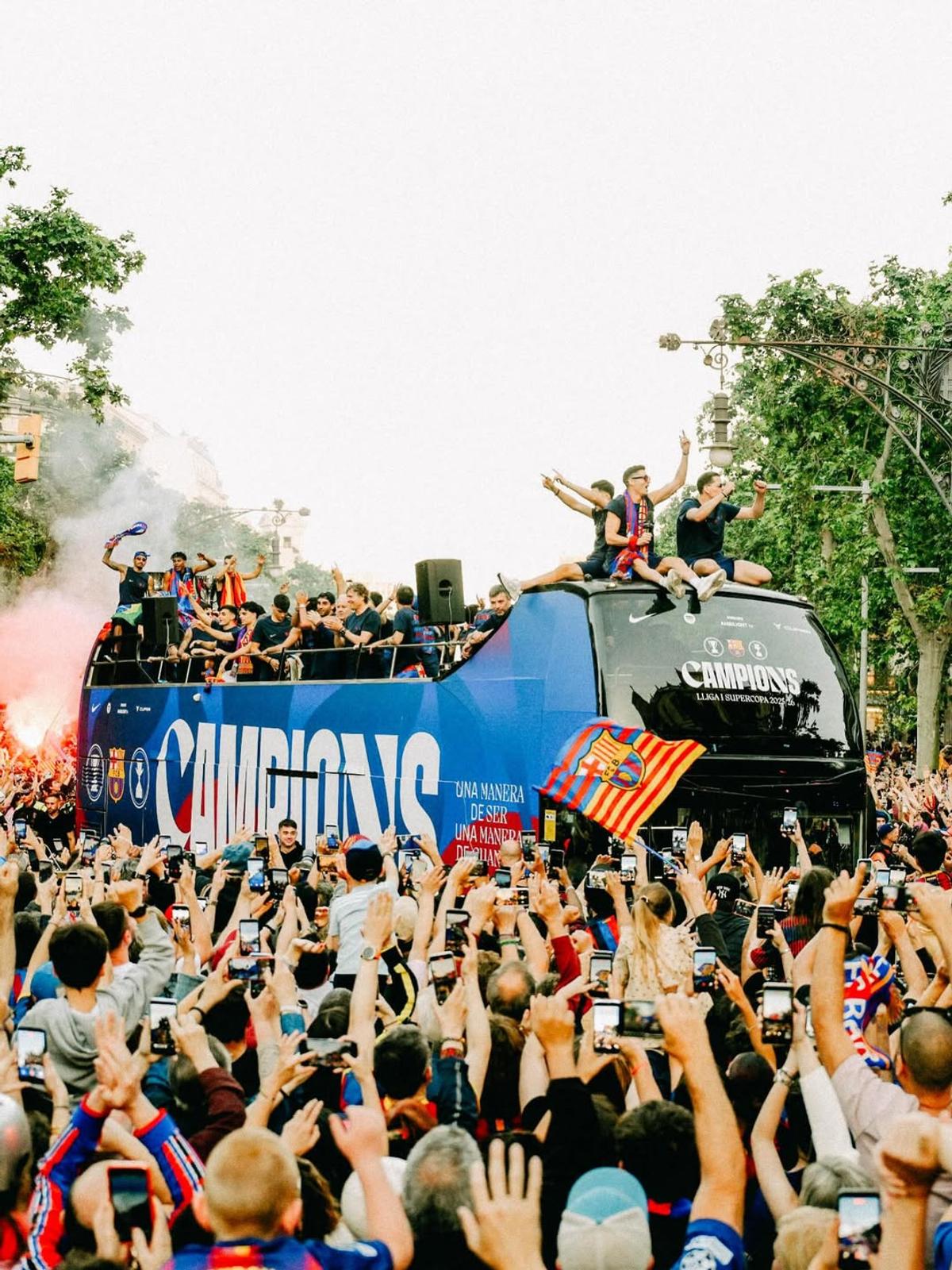 FC Barcelona, paradă după câștigarea titlului cu numărul 29