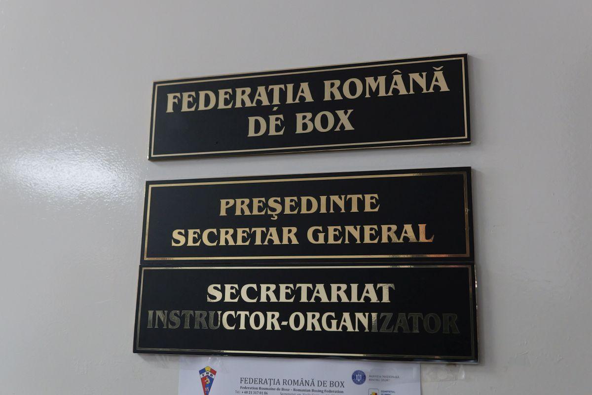 Demers de demitere a președintelui la sediul Federației Române de Box