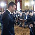 Cristi Chivu a fost primit astăzi de președintele Italiei, Sergio Mattarella, la Palazzo Quirinale