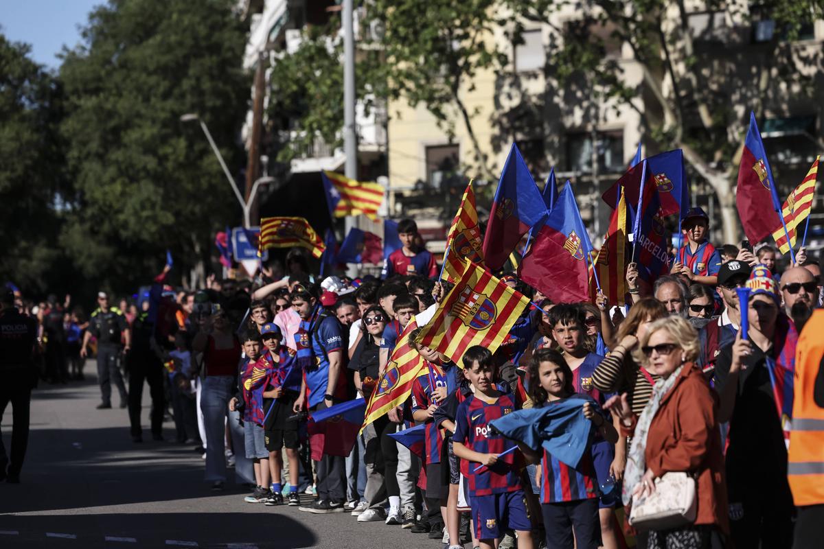 FC Barcelona, paradă după câștigarea titlului cu numărul 29