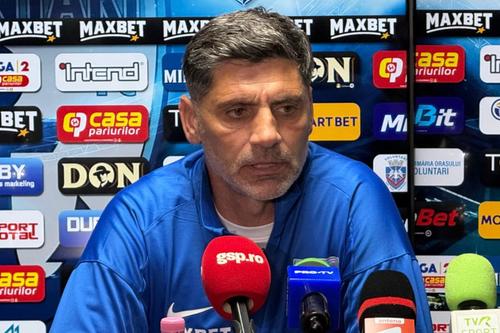 Florin Pârvu, antrenorul de la FC Voluntari, a analizat meciul pierdut cu Hermannstadt, scor 2-3, în turul barajului de menținere/promovare în Superliga.