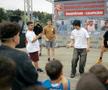 Campionii Europei din ’86, spectacol la coșul de baschet! » Iovan și Bumbescu au făcut show sub privirile primarului Capitalei