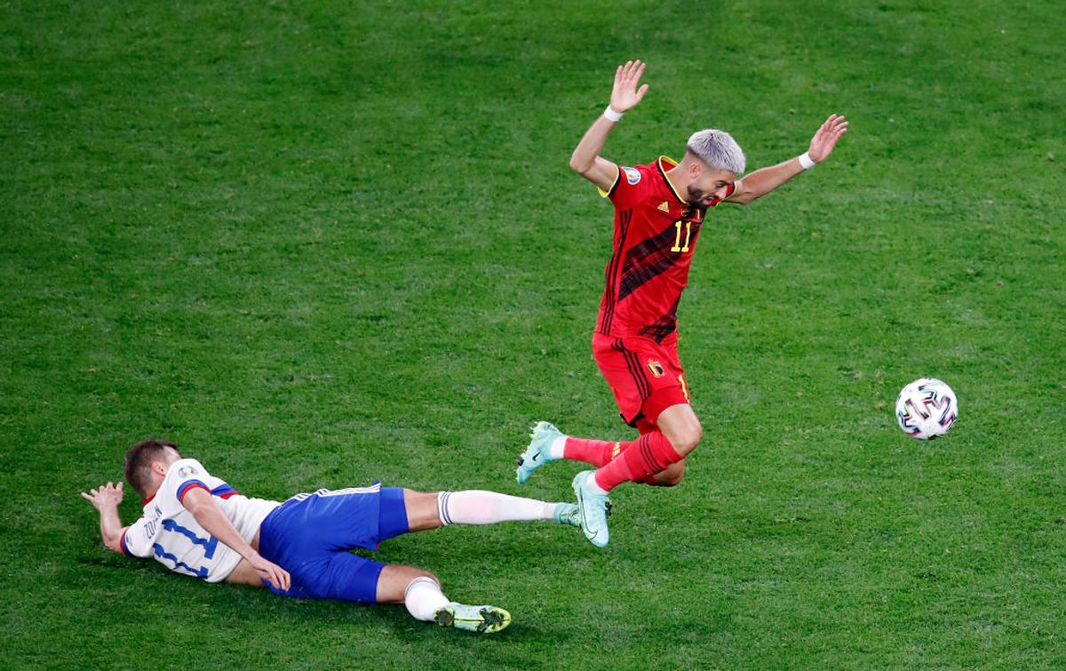 Belgia - Rusia 3-0 » „Chris, I love you!” » Lukaku i-a dedicat primul gol lui Eriksen, rușii s-au bătut singuri