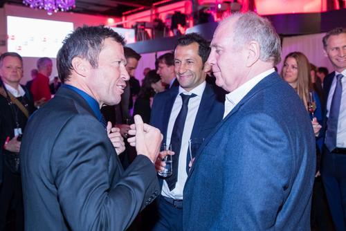 Lothar Matthaus (stânga) și Uli Hoeness. Foto: Getty Images
