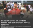 Fostul antrenor al lui Roger Federer are un criteriu-surpriză în dezbaterea GOAT: „Dacă Novak Djokovic face asta, atunci nu mai avem ce discuta”