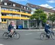 Răzvan Burleanu și colegii din FRF, cu bicicletele prin Wurzburg // foto: GSP