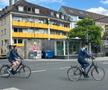 Răzvan Burleanu și colegii din FRF, cu bicicletele prin Wurzburg // foto: GSP