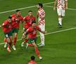 Achraf Dari, sărbătorind golul cu Croația. Sursă foto: Imago