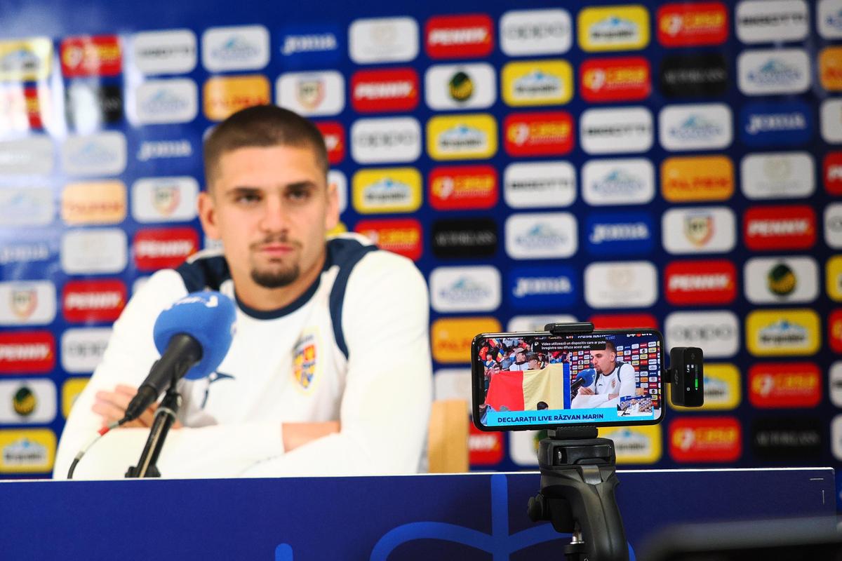 Răzvan Marin, înaintea debutului la EURO: „Sunt de 8 ani la națională, mă săturasem să mă uit la TV!” + ce șanse are să joace cu Ucraina