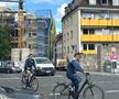 Răzvan Burleanu și colegii din FRF, cu bicicletele prin Wurzburg // foto: GSP