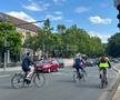 Răzvan Burleanu și colegii din FRF, cu bicicletele prin Wurzburg // foto: GSP
