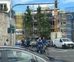 Răzvan Burleanu și colegii din FRF, cu bicicletele prin Wurzburg // foto: GSP