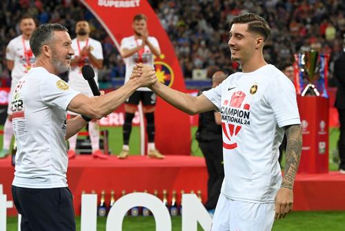 Mihai Stoica l-a susținut tot timpul pe David Miculescu în aparițiile publice / foto: Imago Images