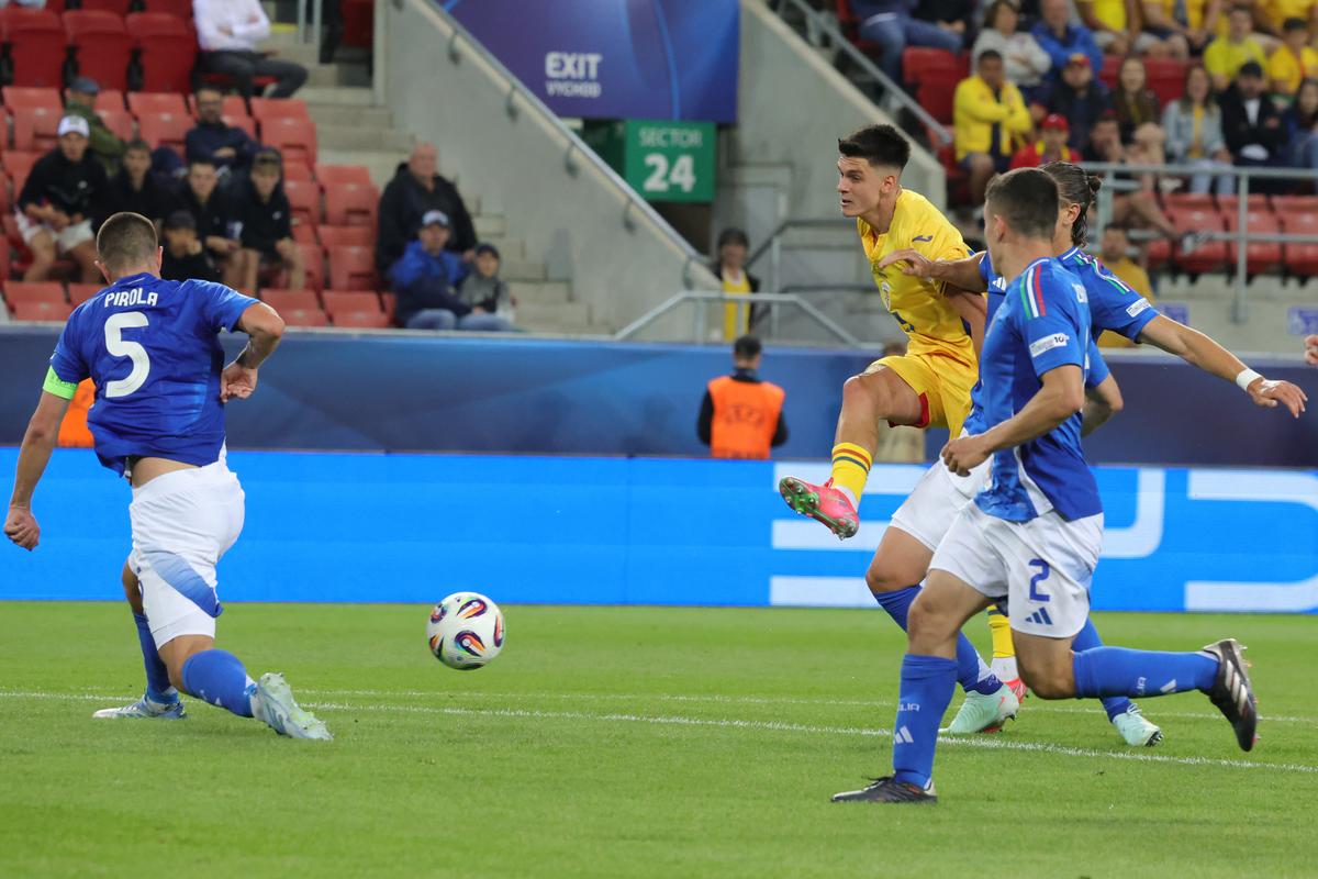Imagini bune de la Italia U21 - România U21