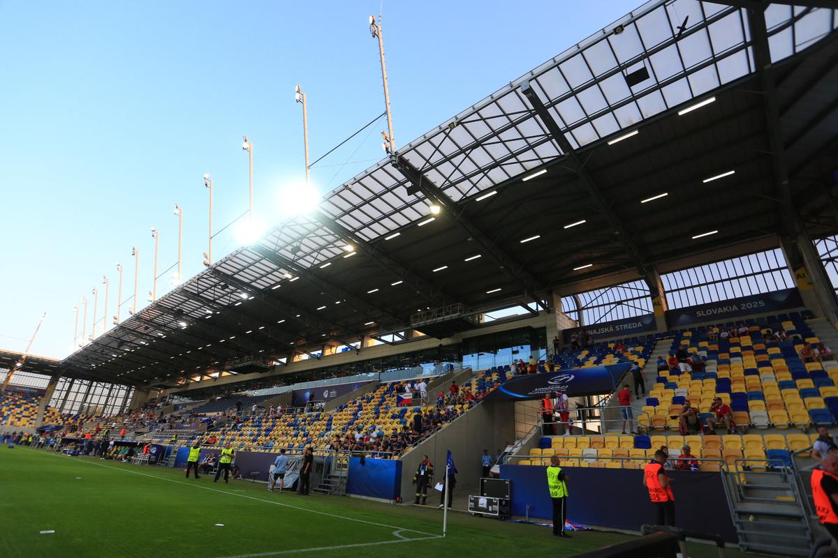 Cehia U21 - Anglia U21, imagini premergătoare partidei