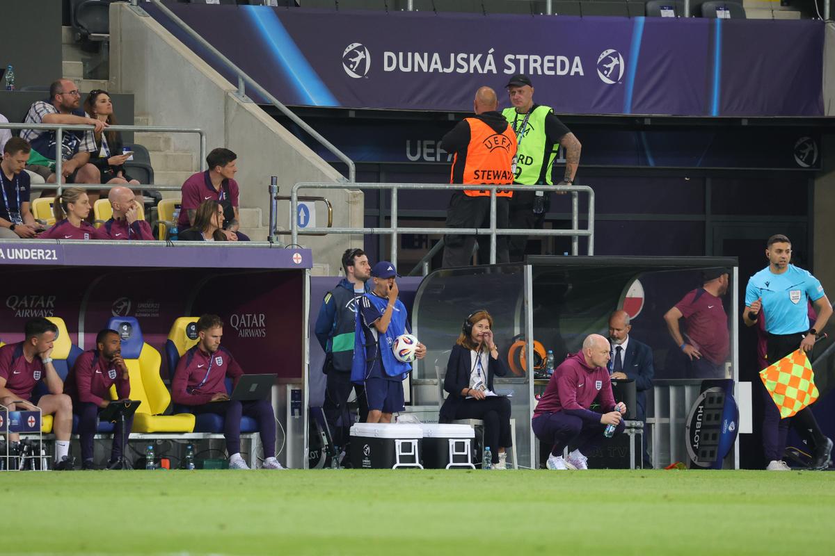 Cehia U21 - Anglia U21, Nume uriașe pe banca tehnică a britanicilor // foto: Ionuț Iordache (GSP)