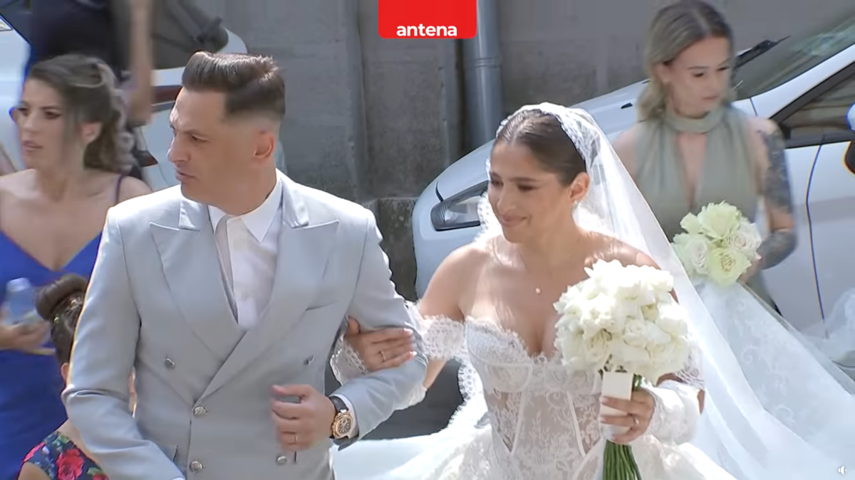 Imagini de la nunta lui Florinel Coman