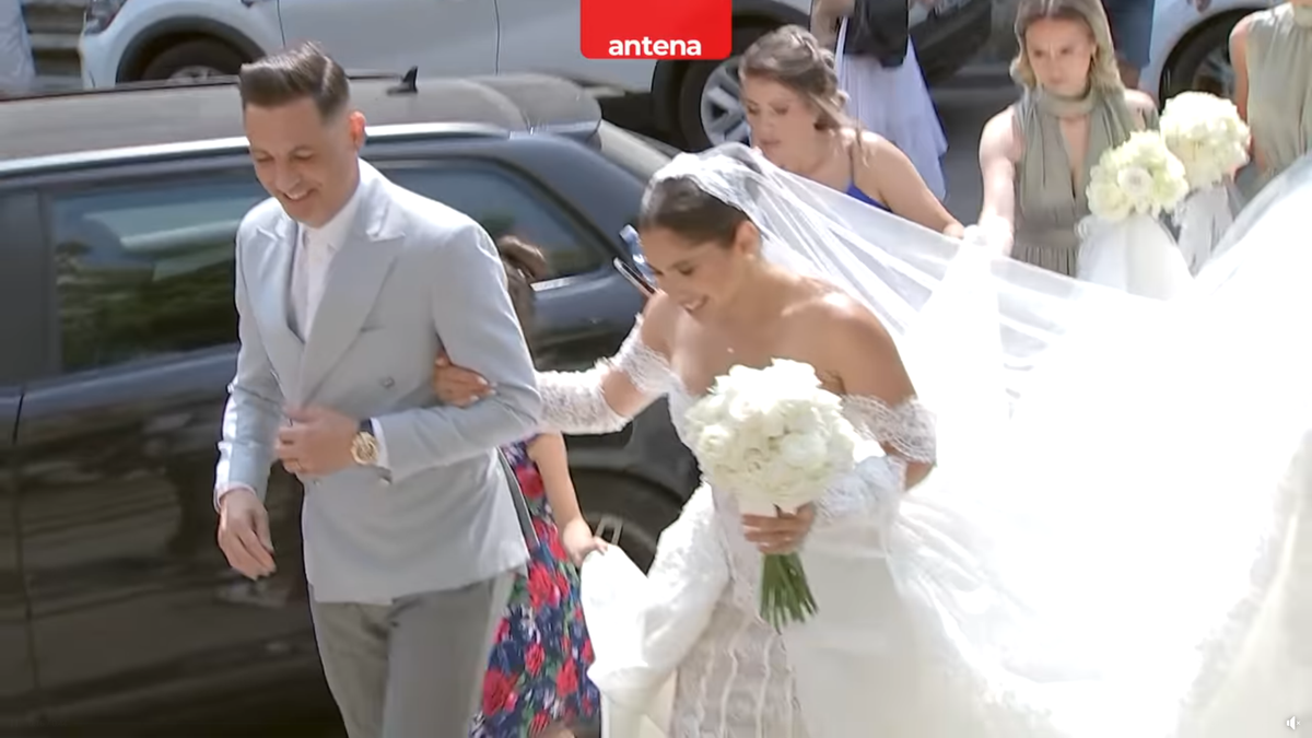 Imagini de la nunta lui Florinel Coman