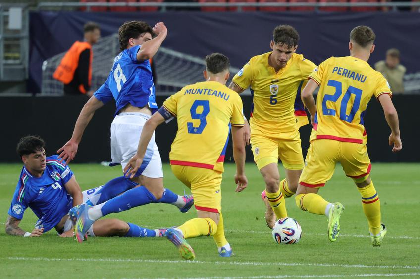 Matei Ilie în meciul România U21 - Italia U21 0-1 // FOTO: Ionuţ Iordache (GSP)