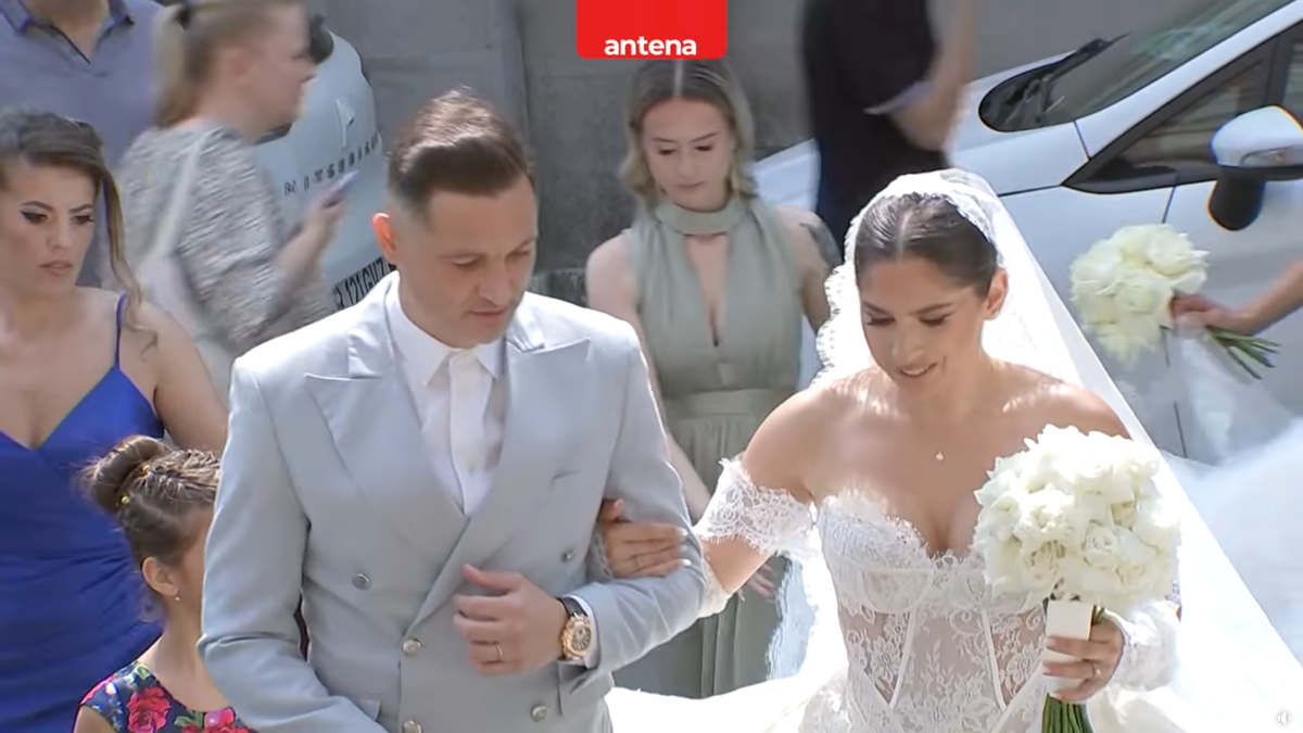 Imagini de la nunta lui Florinel Coman
