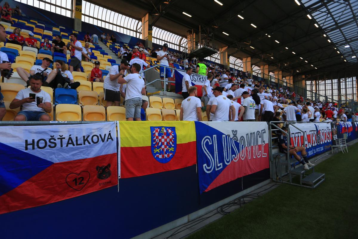 Cehia U21 - Anglia U21, imagini premergătoare partidei