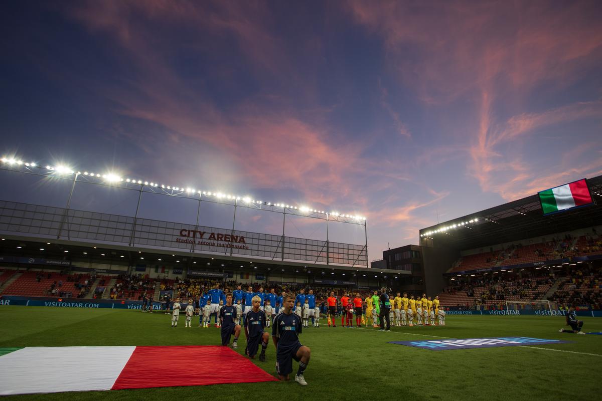 Imagini bune de la Italia U21 - România U21