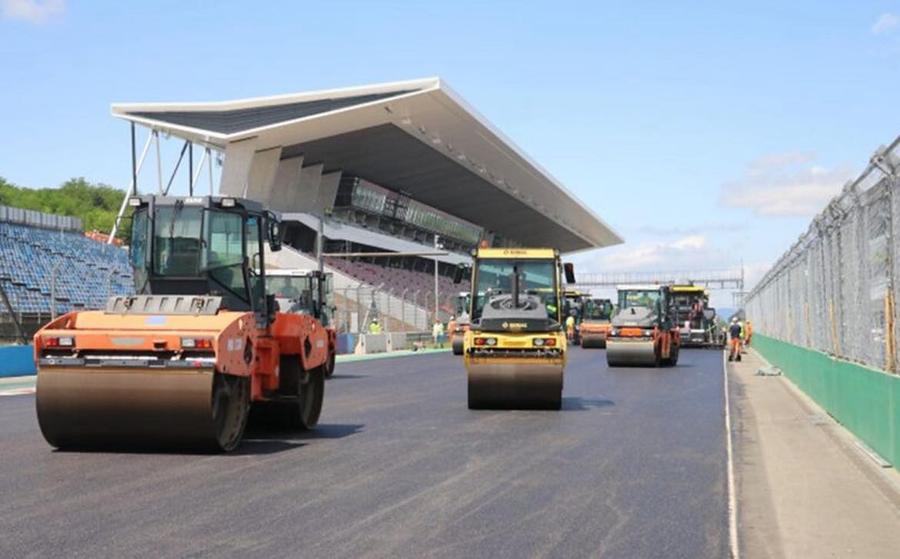 Circuitul de Formula 1 din Ungaria este aproape gata. Foto: Facebook F1 Circuitul de Formula 1 din Ungaria este aproape gata! Lucrările de modernizare intră în linie dreaptă