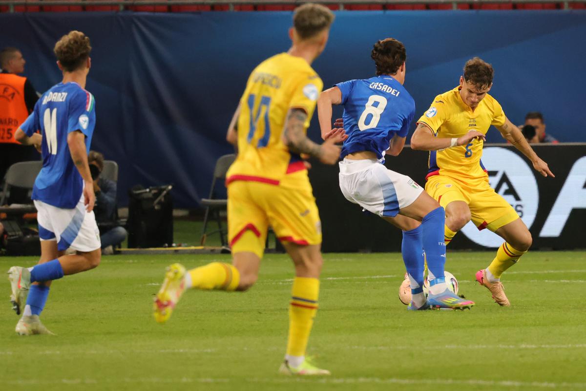 Imagini bune de la Italia U21 - România U21